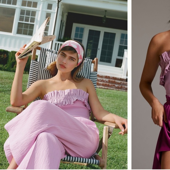 NEW! Anthro strapless top - Picture 3 of 5